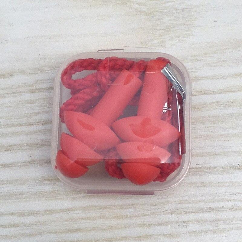 1Box New Comfort Earplugs Noise Reduction Silicone Soft Ear Plugs Swimming Silicone Earplugs Protective For Sleep