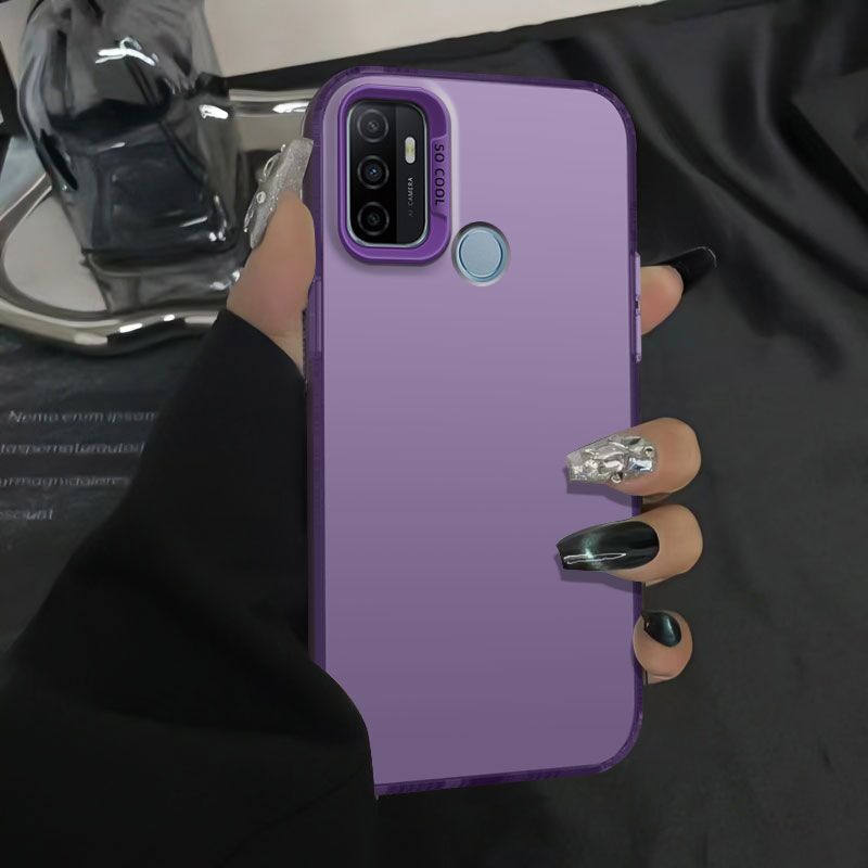 For OPPO A53 Case OPPO A53S Phone Cover Oppo A53 2020 Cases Oppo A33 2020 A11 A53 A53S Luxury Metallic Aurora Skin Matte Cover