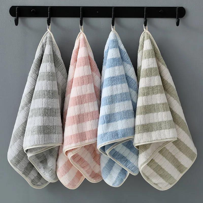 2 шт., домашнее полотенце из чистого хлопка для мужчин и женщин, банное полотенце для мытья лица, утолщенное, быстросохнущее, водопоглощающее мягкое полотенце