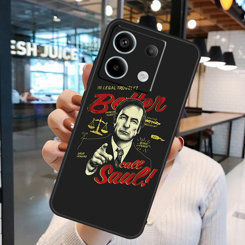 Better Call Saul Case For Xiaomi Redmi Note 14 Pro 10 11 12 13 15 Pro Plus Redmi 15 10C 12C 13C 14C 15C Cover