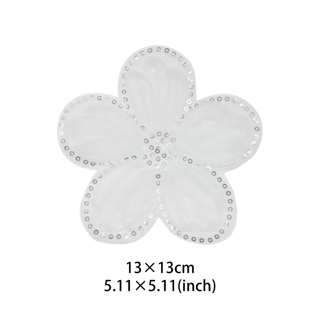 Simple Literary Mesh Sequin Flower Lace Cloth Sticker Diy Accessories Shoes And Hats Sweater Dress Decorative Accessories