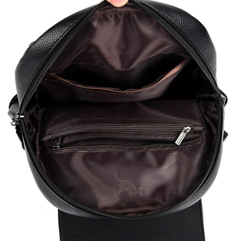 Women's New Korean Style Simple and Fashionable Women's Backpack Commuting Versatile Large Capacity One-shoulder Casual Bag