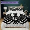 SC Preußen Münster Pattern Bedding uilt Set uilt Cover Pillowcase Home Decoration Birthday Gift (1 * duvet cover + 2 * pillowcase without core)