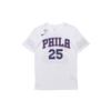 Футболка NBA #25 Бен Симмонс, Philadelphia 76ers Мужская верхняя часть белая 870801-103