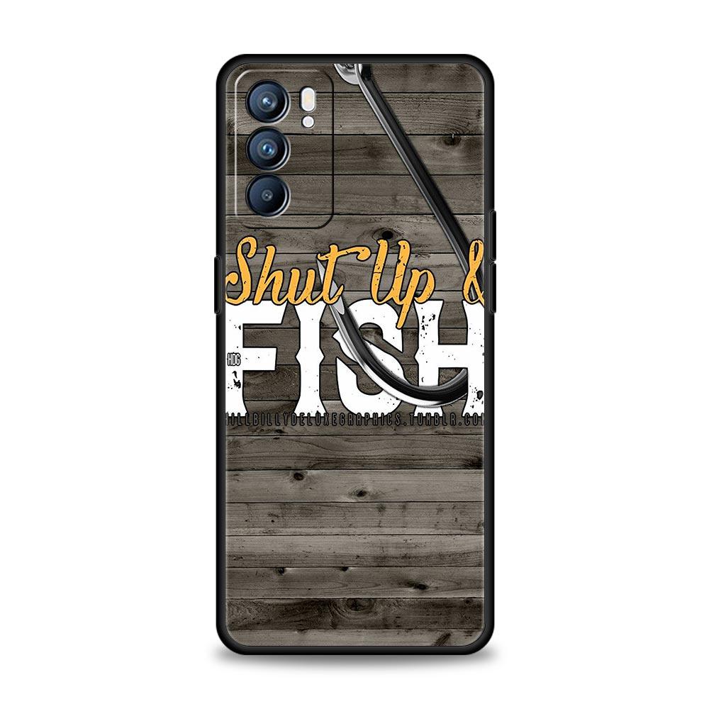 Hunting Fishing Man Phone Case For Oppo Reno 13 12 11 10 7 F Find X5 X6 A98 A80 A79 A78 A57 A54 A31 A17 Pro 5G Soft TPU Cover