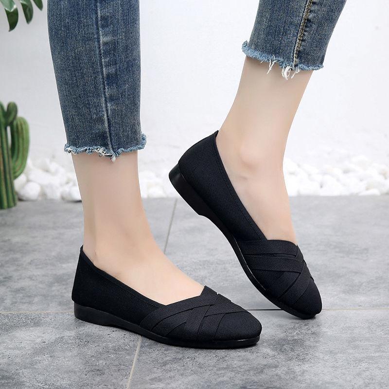 Мода Zapatos De Mujer Женская Мода Большой Размер Ажурные Дышащие Слипоны Плоская Обувь Леди Повседневные Серые Удобные Лоферы и Балетки