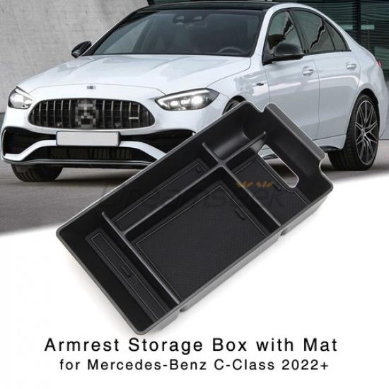Armrest Storage Box for Benz C-Class W206 -24 Center Console Organizer Tray