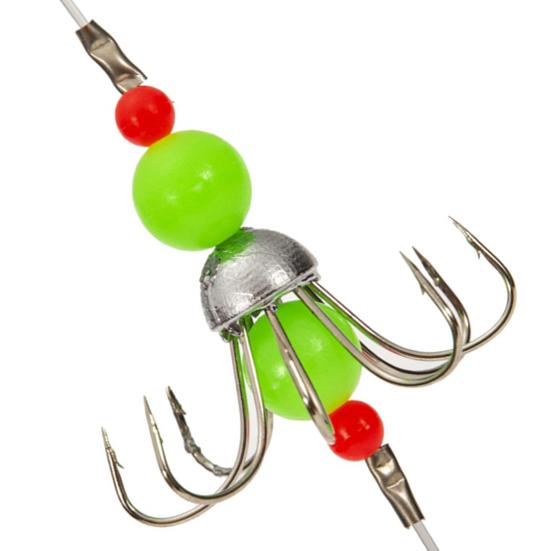 Многоразовый крючок для кальмара со светящимся эффектом, легкие рыболовные аксессуары, крючок для ловли осьминога для любителей рыбалки