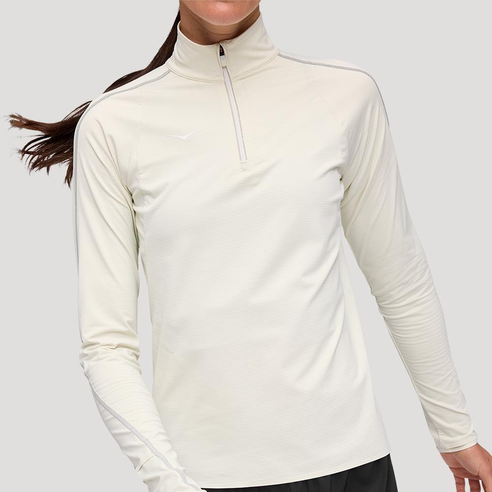 [hoka] Hoka Women's Glide-Tech Quarter Zip 1164155-TLS