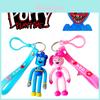 Poppy Playtime Трехмерный парный брелок Стильный и прочный силиконовый кулон