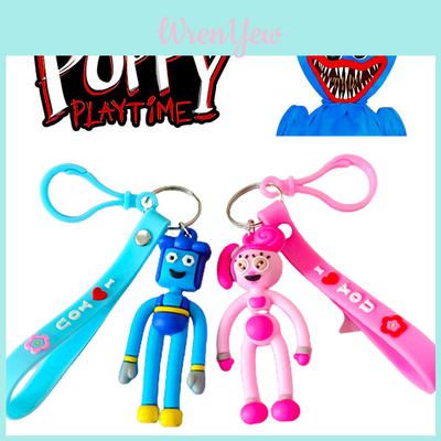 Poppy Playtime Трехмерный парный брелок Стильный и прочный силиконовый кулон