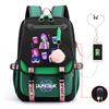 College Style Animation Cartoon Student Schoolbag Junior High School Multi-Functional Large Capacity Leisure Backpack