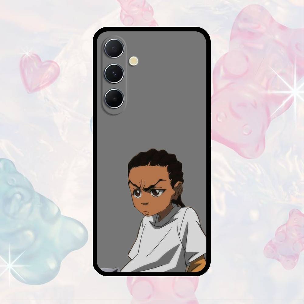AAA The Boondocks Чехол для телефона Samsung S25, S24, S21, S22, S23, S30, Ultra, S20, Plus, Fe, Note, 10, 9, 5G Черный Чехол