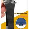 Для Tissot PRX T137.407 t137.907 Ремешок из фторкаучука 40мм циферблат Складная застежка FKM Спортивный Водонепроницаемый Быстросъемный Ремешок для часов мужской