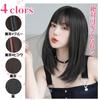 AISIQUEENS Full Natural Fashionable For Everyday Heat Lolita Included Wig, Semi-Long, Black, Medium, Straight, Wig, Fashion, Women's, Wig,