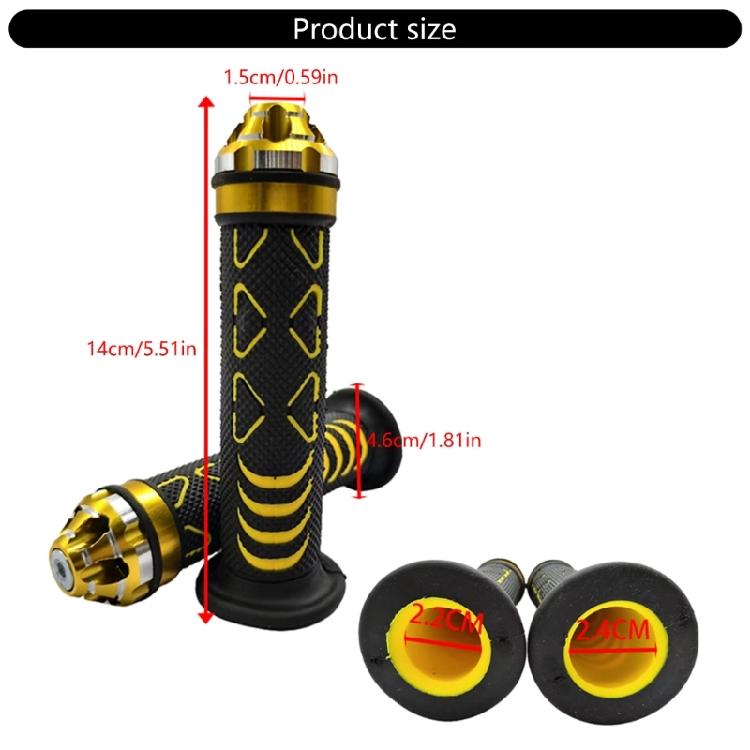 Comfortable Anti Slip Motorcycle Hand Grips Motorcycle Handlebar Covers set for Safe Riding in Wet & Dry Conditions