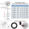 Датчик уровня топлива A5 0-190 Ом из нержавеющей стали для автомобиля, моторной лодки, указатель уровня воды/масла 100 мм 200 мм 300 мм 400 мм 500 мм 600 мм