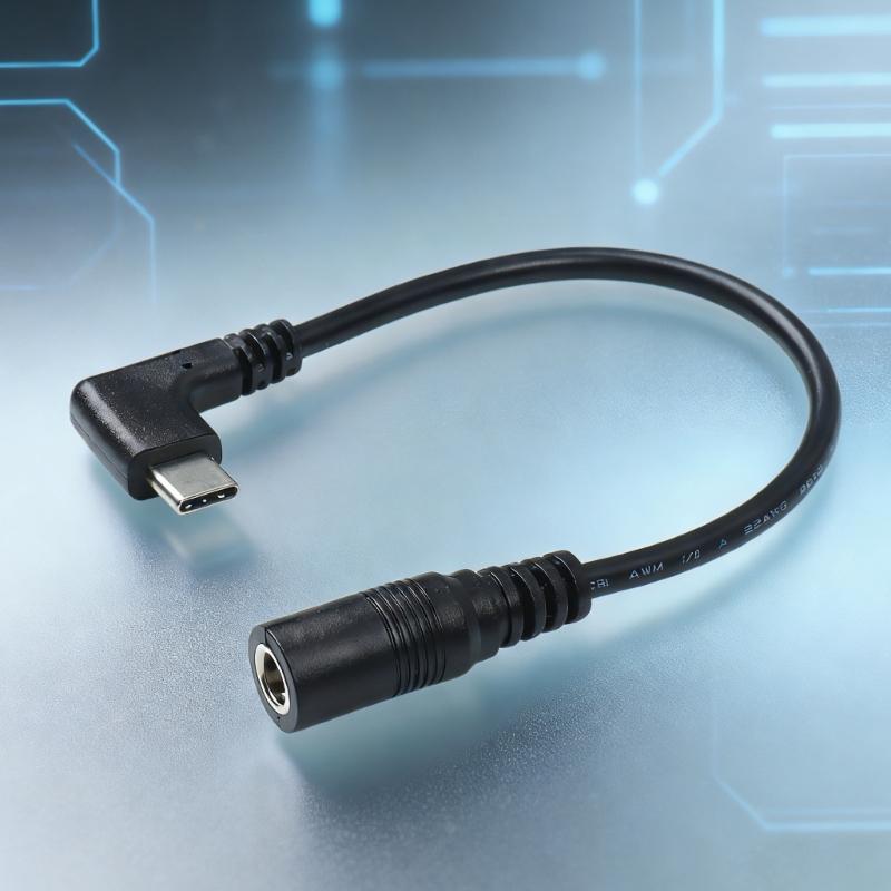 Кабель-адаптер питания USB C 12V Step Up, USB C на 5.5x2.1mm, 12V, для электронного роутера, камеры