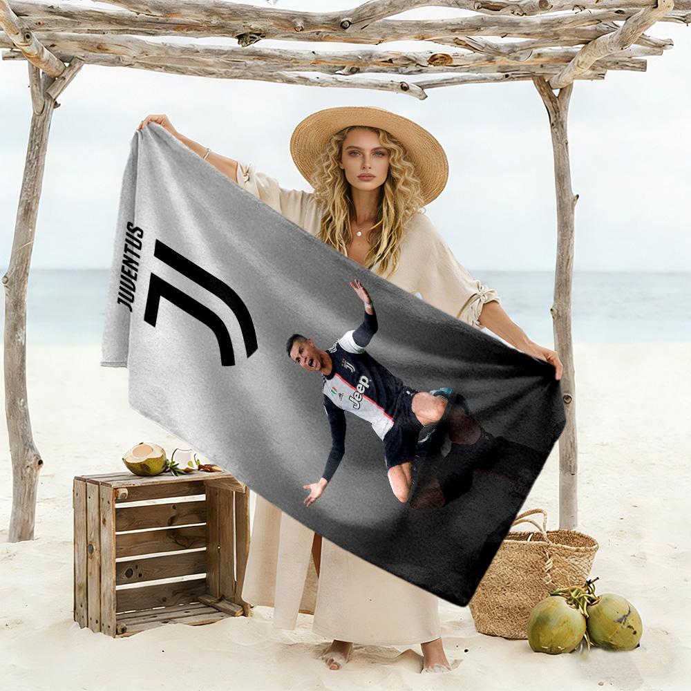 Ronaldo Legacy Continues Beach Towel Super Soft Microfiber Quickdry Fabric Comfortable Lightweight