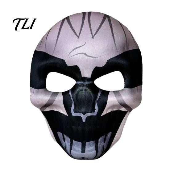 Scary Skeleton Face Masque Day of The Dead Skull Masque, Halloween Sugar Full Haunted House Cosplay Accessories Masquerade Party Accessory