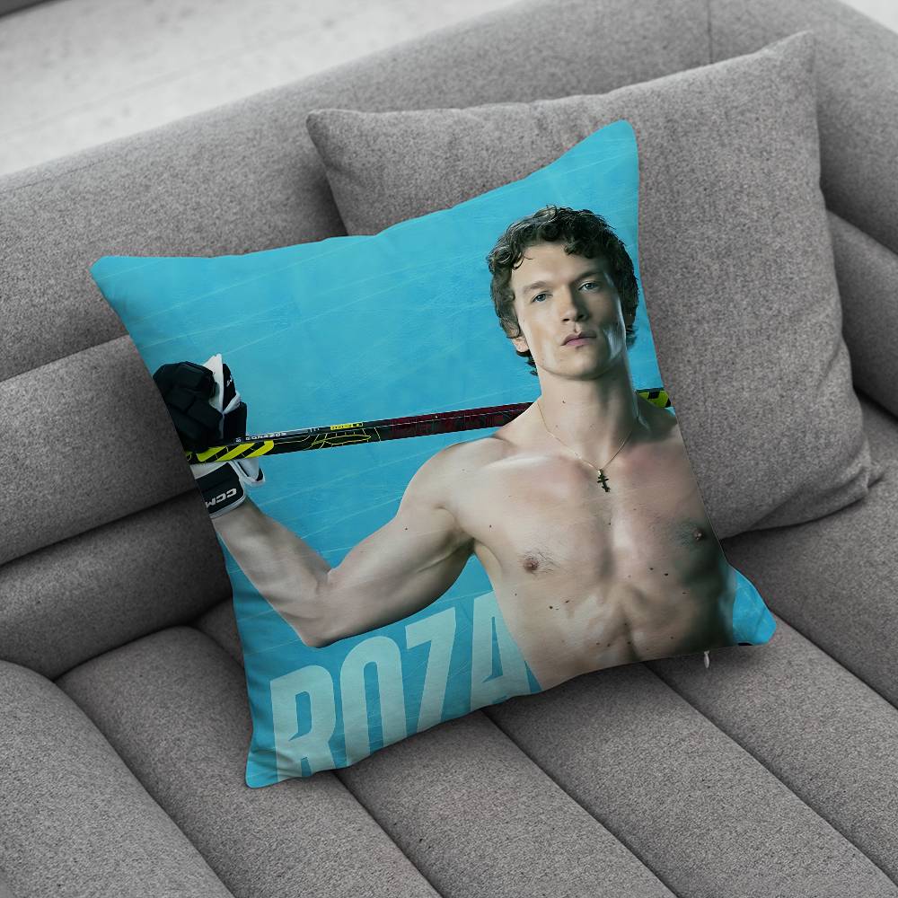 Popular TV HHeated RRivalry Pillow Case Square DoubleSided Printing Short Plush Sofa Cushion Cover Bedroom Bedside Pillow