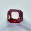 Pigeon Blood Red Ruby Loose Gemstone Unheated 8.30 Ct Square Cut for Jewelry Making and Crafts