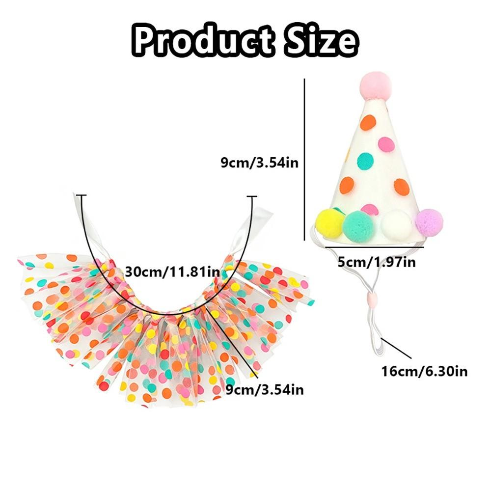 Adjustable Lizard Polka Dot Skirt Elastic Strap Small Pet Hat Soft Reptile Pet Clothing Walking