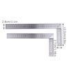 Stainless Steel Square Right Ruler Angle 90 Turning Ruler Woodworking Measuring Tool Gauge Angle Square Ruler 250/300Mm