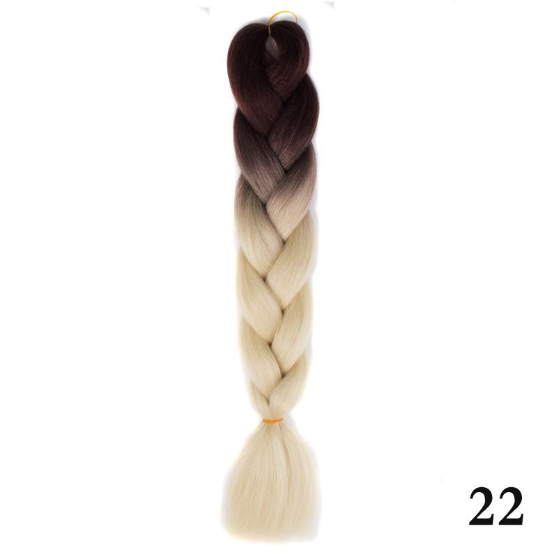 Косы Наращивание волос Балаяж Омбре DIY Быстрое плетение Плетение волос для косплея Ежедневное использование для женщин
