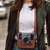 Мягкий кожаный чехол для камеры Wide Instants из ПУ кожи, силиконовые защитные накладки, сумка со съемными ремешками