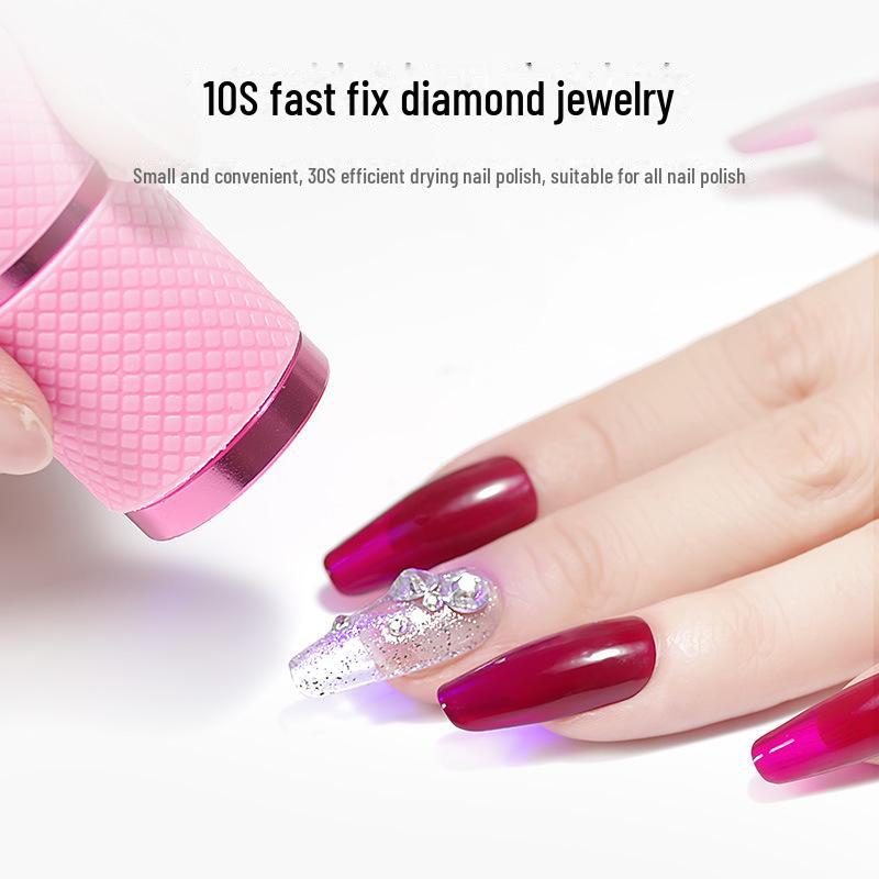 Компактная УФ-лампа для фототерапии ногтей с гелем