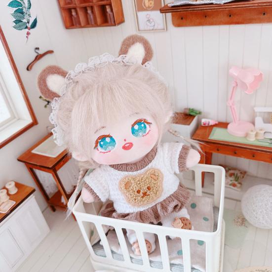 Изысканное мягкое износостойкое кукольное платье 20 см Idol Cotton Princess Toy Rop Play