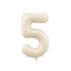 32/40Inch Cream Color Number Balloons 1-9 Large Digital Foil Helium Ball Girl Kids Adult Happy Birthday Party Decoration Wedding
