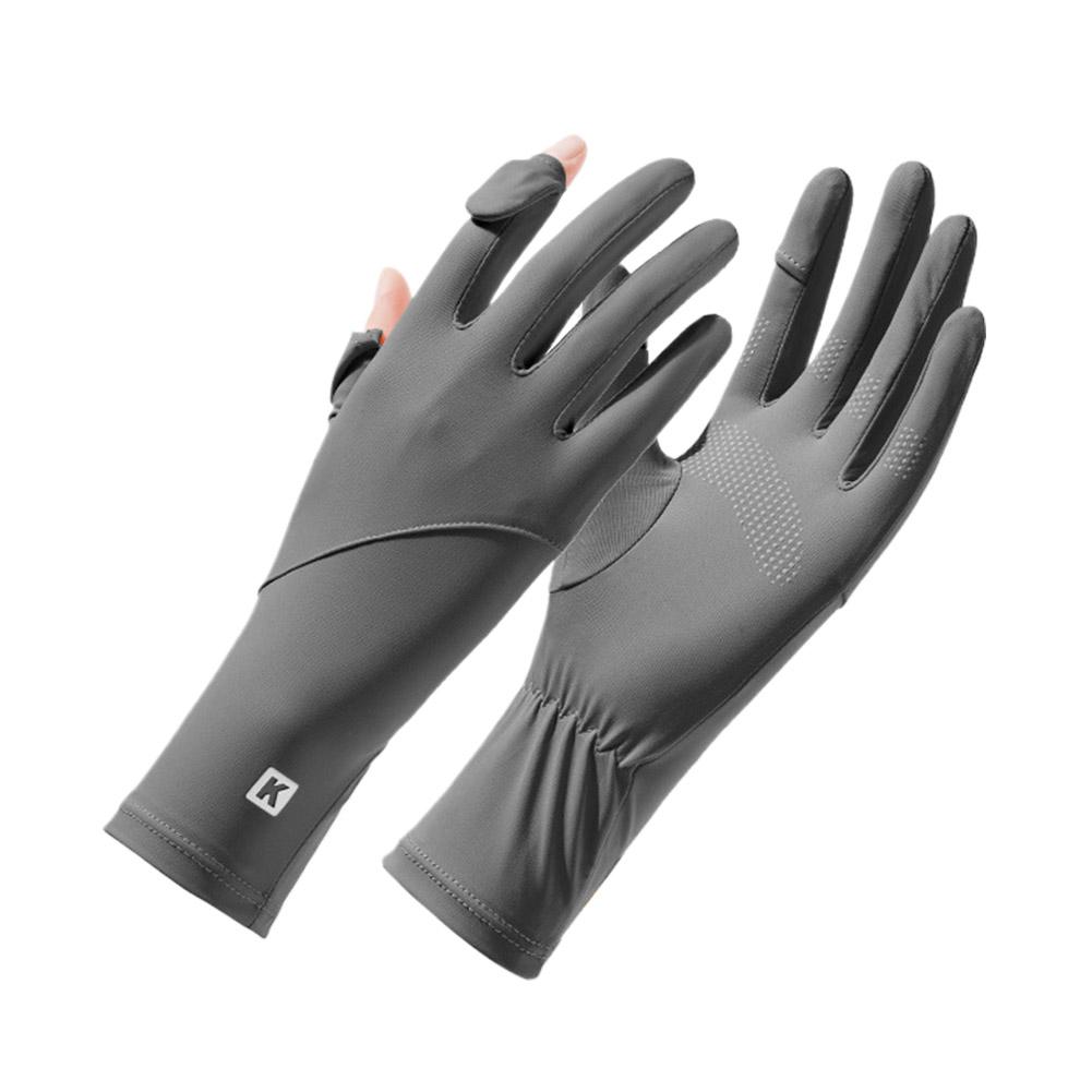 1 пара летних легких дышащих солнцезащитных перчаток для вождения с защитой от ультрафиолета для езды на велосипеде на открытом воздухе D7M6