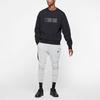 Nike Sweatshirts Men's Black Crew Neck Moderate Regular AV8276-010