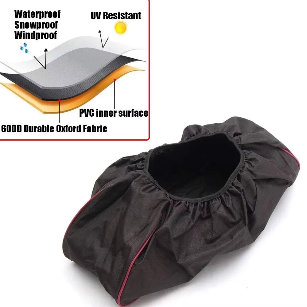 Dustproof Winch Protection Cover Tear Resistant Badlands Winch Cover Car Winch Cover Trailer