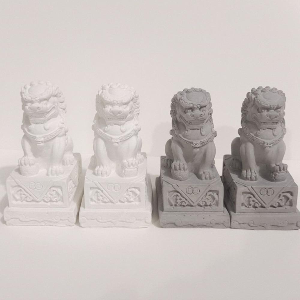 DIY имитация льва украшения Мини Миниатюрные модели Новая модель каменного льва Домашний декор