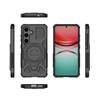 Для Samsung Galaxy S25 Магнитный чехол Вращающаяся металлическая подставка Задняя крышка телефона из ПК + ТПУ