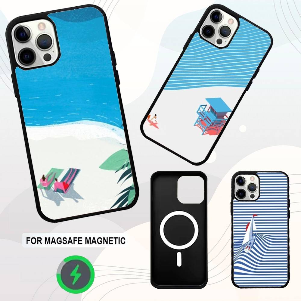 D-David H-Hockney Art Phone Case For iPhone 16e,16,15,14,13,12,11,Plus,Pro,Max,Mini Magsafe Magnetic Wireless Charging