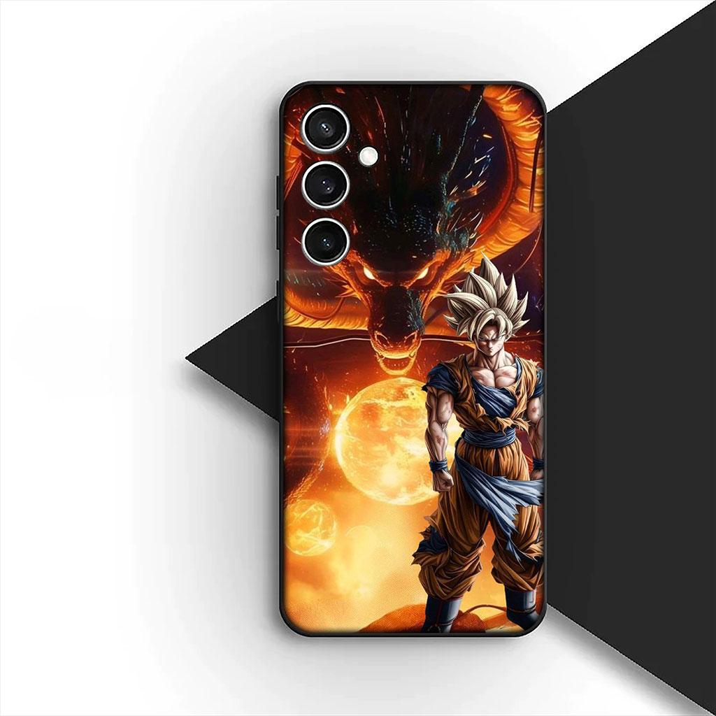 Чехол для телефона для Samsung Galaxy A35 A36 A55 A26 A05 A06 A14 A50 A51 A53 A54 A12 A13 A23 Чехол Гокус Драконы Веджета Шары Супер