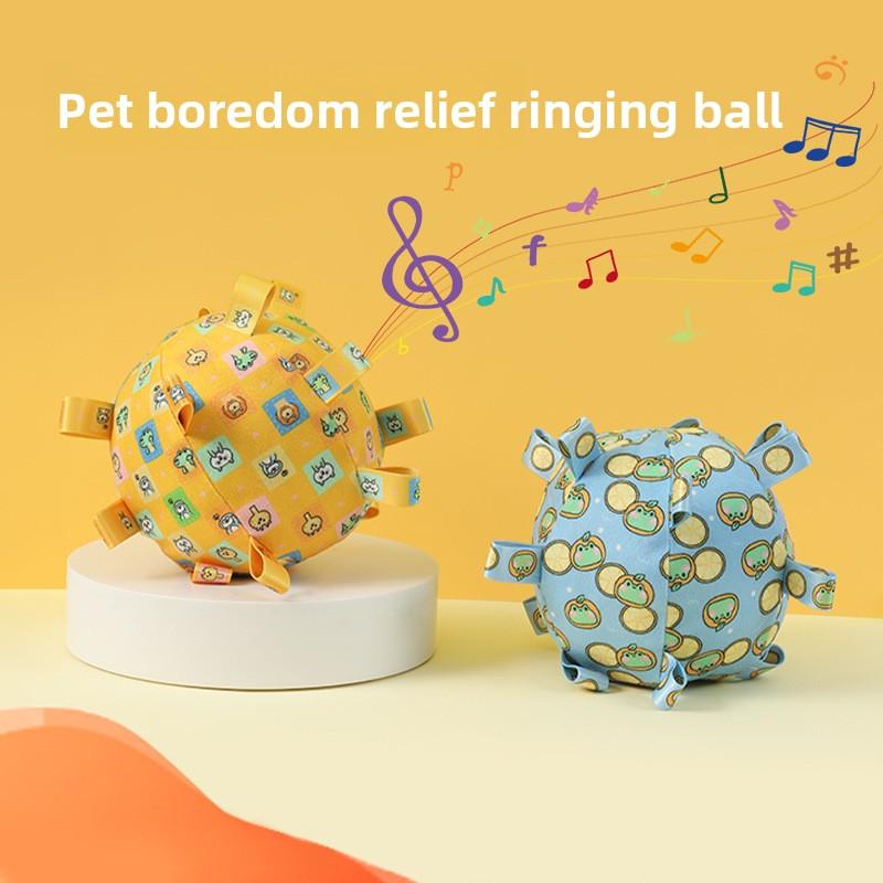 Dog Toy Balls Make Sounds To Relieve Boredom. Pets Are Durable and Consume Energy While Grinding Their Teeth. Pet Dog Training