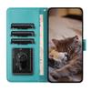 For Xiaomi 14T Pro Case with Wrist Strap Leather Phone Cover Wall Cats Pattern