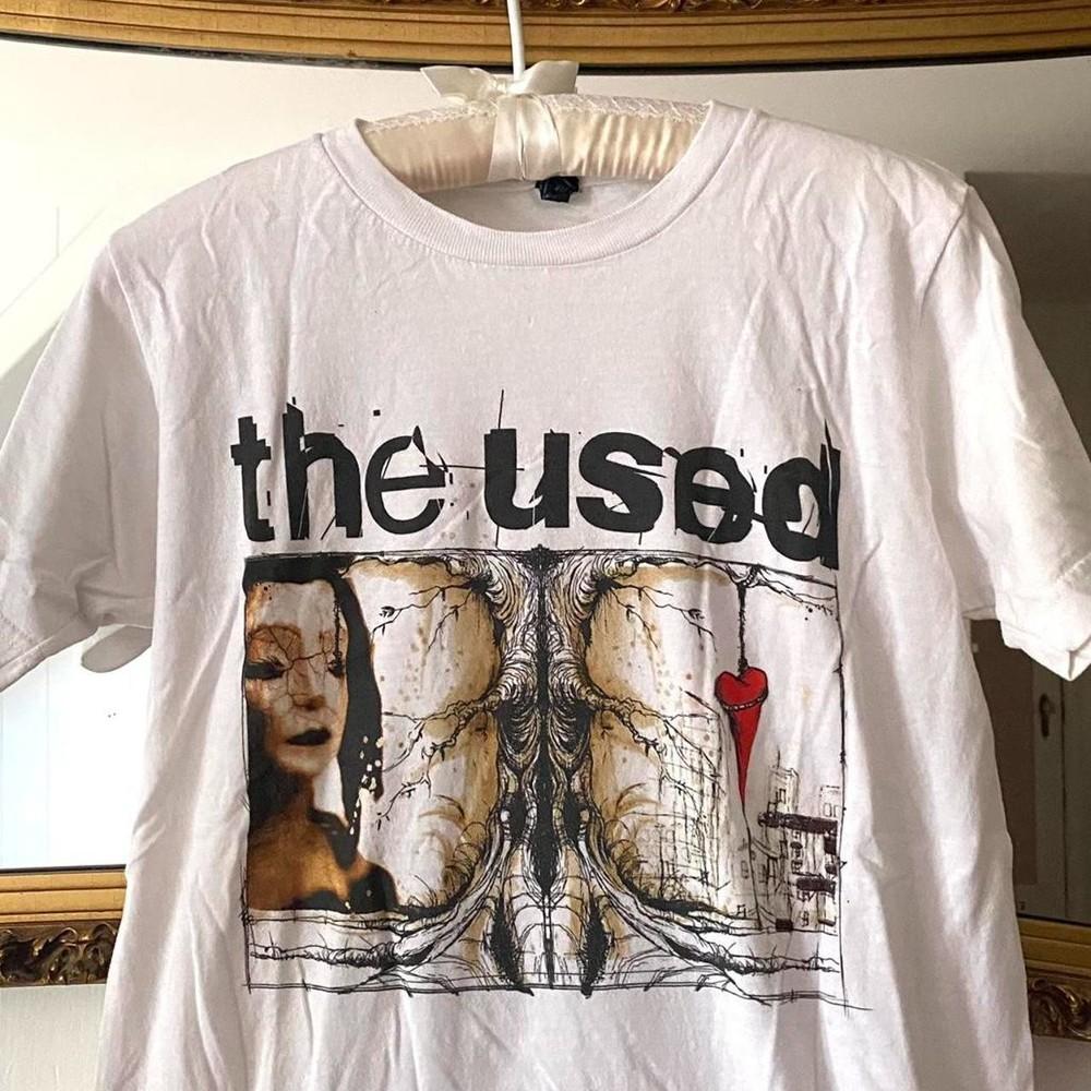 Vintage The Used Band White Shirt Unisex Concert S to 5XL CR460 Unisex T-Shirt