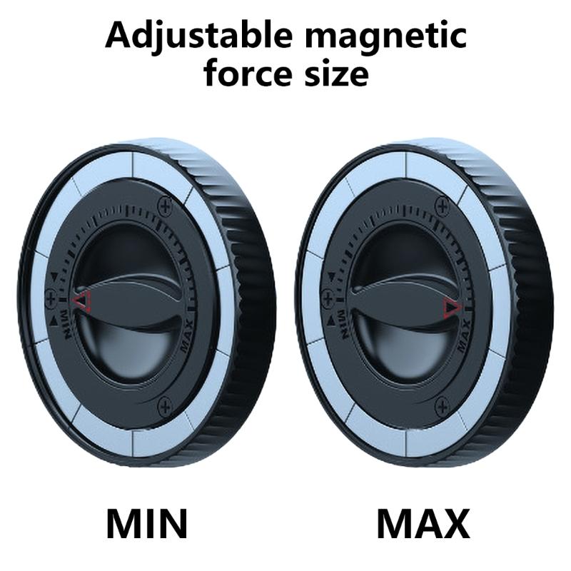 17mm Round Head Hole Holder Magnetic Suction Bracket 360 Adjustable Mobile Holder for Cellphone