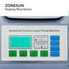 ZONESUN ZS-DP611W Semi-Automatic Diaphragm Pump Liquid Weighing Filling Machine For Beverage Water Essential Oil Perfume