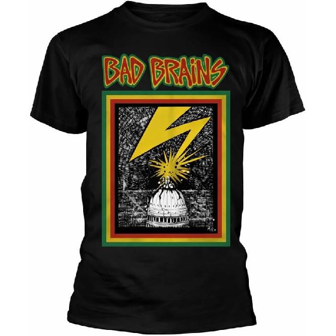 Bad Brains Men's Capitol T-Shirt | Officially Licensed Merchandise