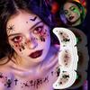 Water Transfer Printing Face Sticker Freckles Luminous Halloween Makeup Sticker  Festival