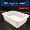 Jing Yu Heng Large Thickened Double-Layer Rectangular Plastic Drain Basket
