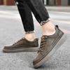 Men Casual Shoes Leather Fashion Men Sneakers Breathable Mens Shoes Comfortable Casual Shoes Moccasins Men Flats Shoes