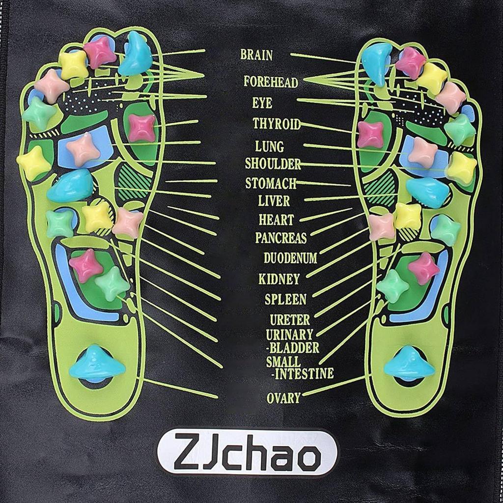 Acupressure Foot Massage Mat, Stone Walk Reflexology Pad, Relieve Foot Fatigue for Home Office